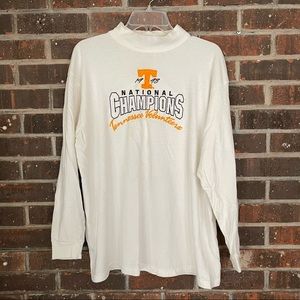 Vintage Tennessee Volunteers 1998 National Champions Mock Neck Top
